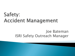 Safety: Accident Management
