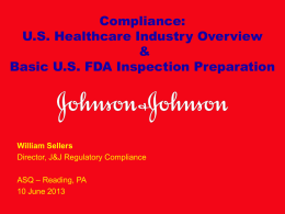 FDA Compliance and Audit Preparation