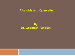 Benzylisoquinoline Alkaloids