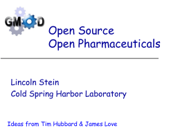 Open Source Open Pharmaceuticals