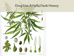 Drug Use: A Hella Dank History