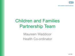 Children and Families Partnership Team