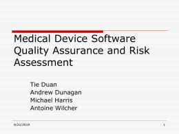 Sept30 Ch 5 Medical Device Software Quality Assurance Graduate