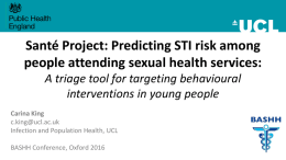 A triage tool for targeting behavioural interventions in young people