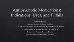 Francis Antipsychotic presentation