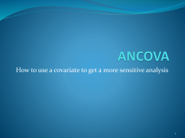 ANCOVAx