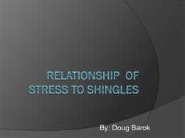 Correlation between Stress and Shingles