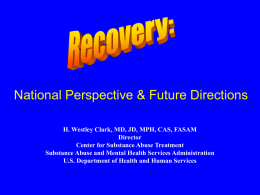 Principles of Recovery
