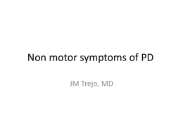 Non motor symptoms of PD File