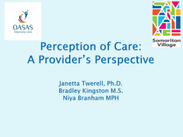 Perception of Care