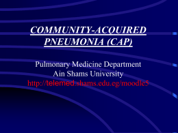 Community Aquired Pneumonia File