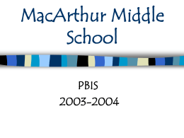 MacArthur Middle School