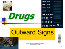 drug outward signs - North Dakota Nurses Association