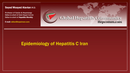 Epidemiology of Hepatitis C
