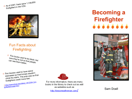 Becoming a Firefighter