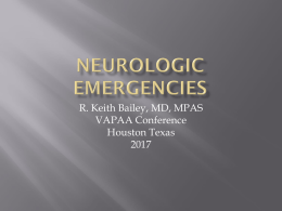 Neurological Emergencies