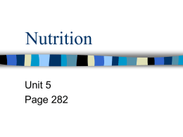Nutrition - East Penn School District