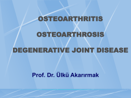 Osteoarthritis OA