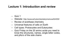 Lecture 1: Introduction and review