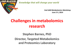 How metabolism became metabolomics