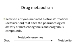 Phase-I metabolism