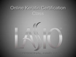 Lasio Keratin Certification Class