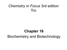 Chemistry in Focus 3rd edition Tro