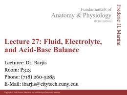 Fluid, Electrolyte, and Acid-Base Balance - Websupport1