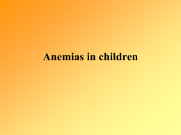 Anemia in children