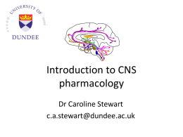 CNS pharmacology