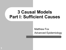 Sufficient Causes