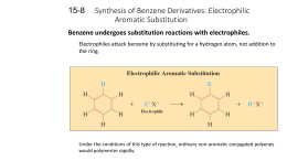 Synthesis of Benzene Derivatives: Electrophilic Aromatic