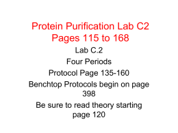 Protein Purification 2003