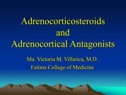 Adrenocorticosteroids and Adrenocortical Antagonists