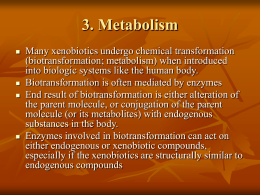 3. Metabolism - Professor Monzir Abdel