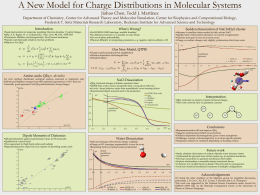 A New Model for Charge Distributions in Molecular Systems