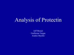 Analysis of Protectin - Cognitive Studies at CSU Stanislaus