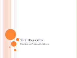 The Dna code - Winston Knoll Collegiate