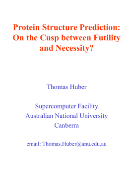 Protein Structure Prediction: On the cusp between Futility