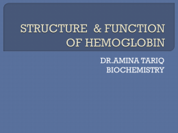FUNCTIONS OF HEMOGLOBIN