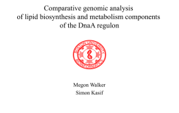A Comparative Genomic Method for Computational
