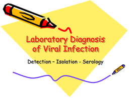 Laboratory Diagnosis of Viral Infection