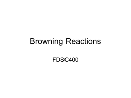 Browning Reactions - Information technology