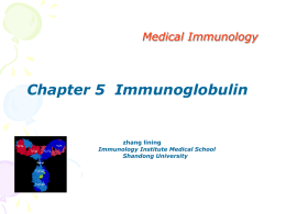 Chapter 3 Immunoglobulin