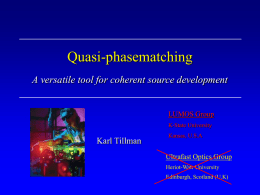 Tillman-Quasi-phasematching