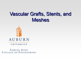 Vascular Grafts - Auburn University