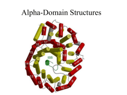 Alpha-Domain Structures