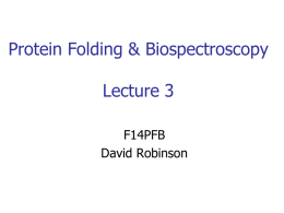 Lecture 1. Introduction to Biochemistry