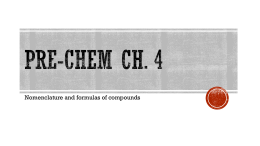 Pre-chem ch. 4