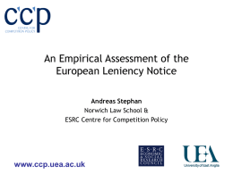An Empirical Assessment of the European Leniency Notice